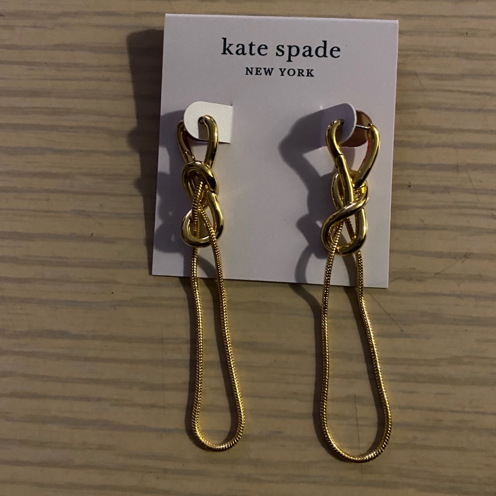Kate Spade Gold Dangle Earrings